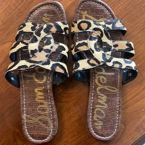 Sam Edelman Leopard Slides